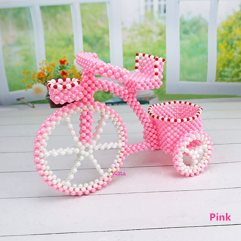 Bicycle Pen Holder Beaded Home Decor - Image 5