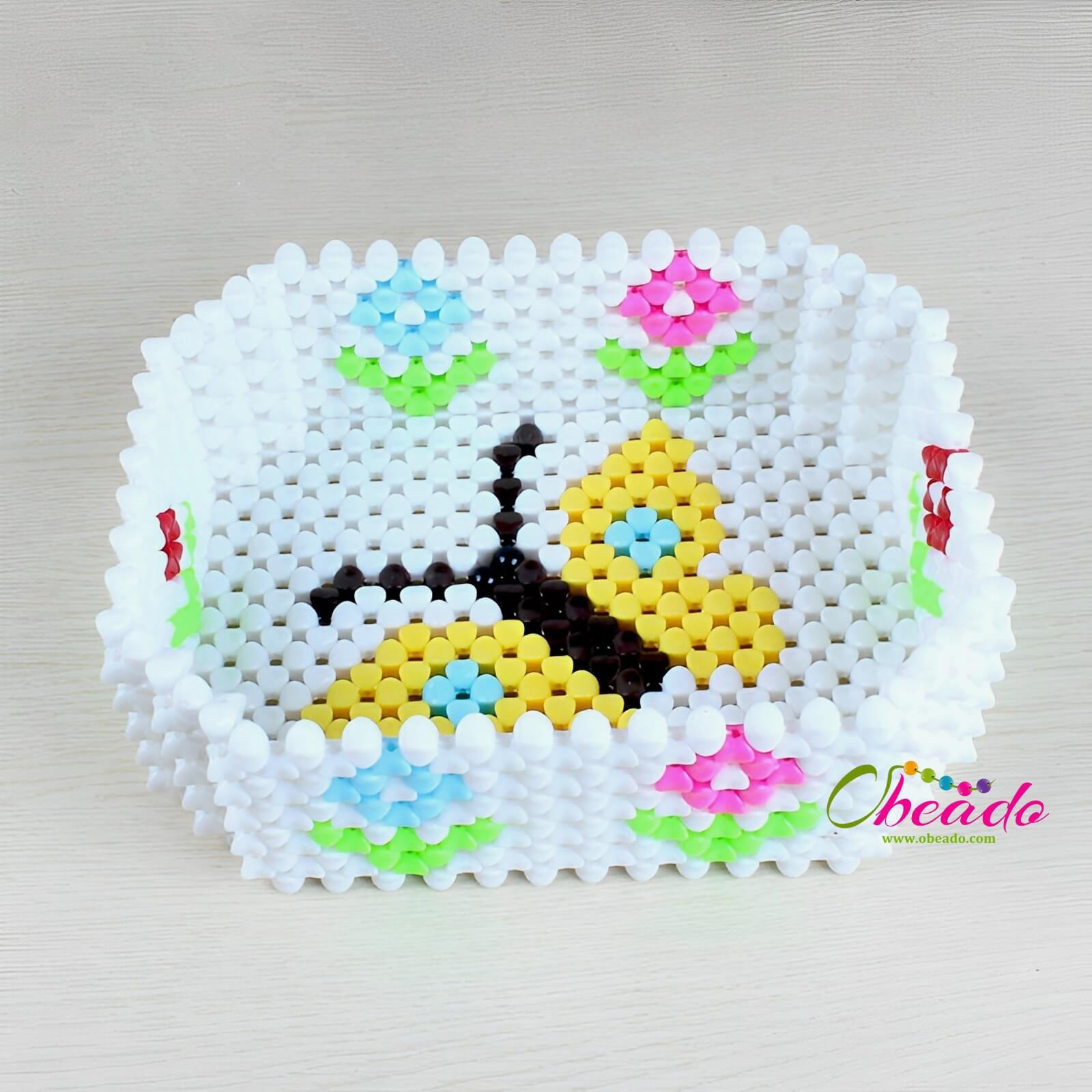 Butterfly Candy Tray Beaded Home Decor 2
