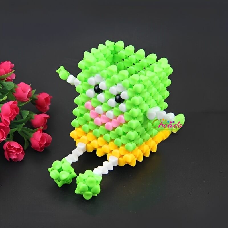 Cartoon Sponge Pen Holder Beaded Home Décor - Image 2