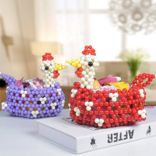 Chicken Candy Tray Beaded Home Decor 1