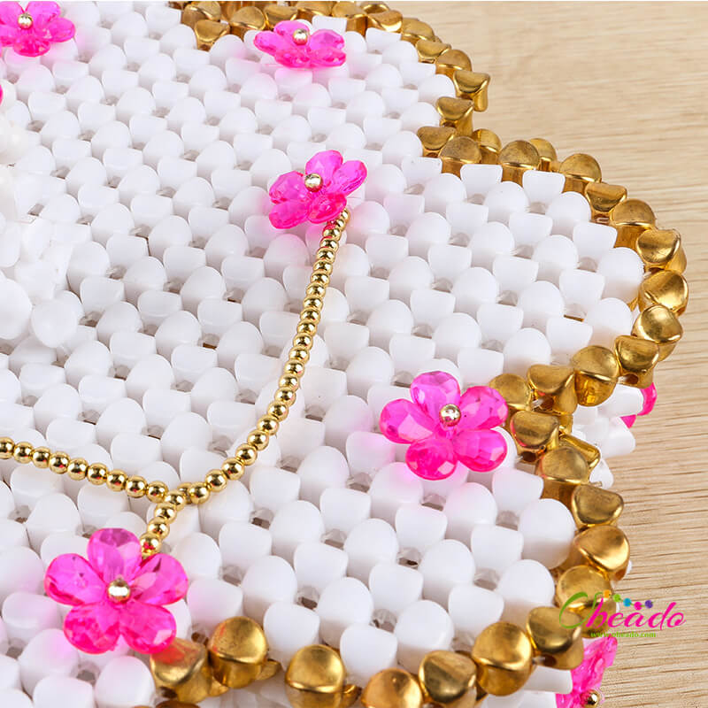 Octagon Candy Tray Beaded Home Decor - Image 4
