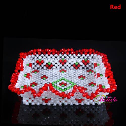 Rectangular Candy Tray Beaded Home Decor 1