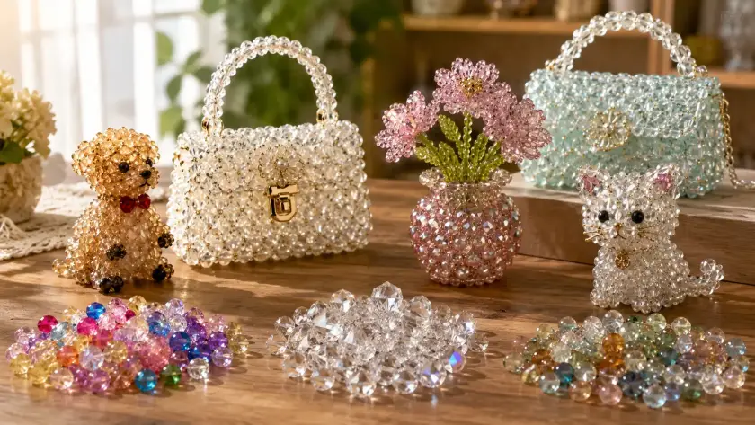 Bead Craft Supplies Explained Acrylic vs. Crystal vs. Glass for Wholesale Buyers