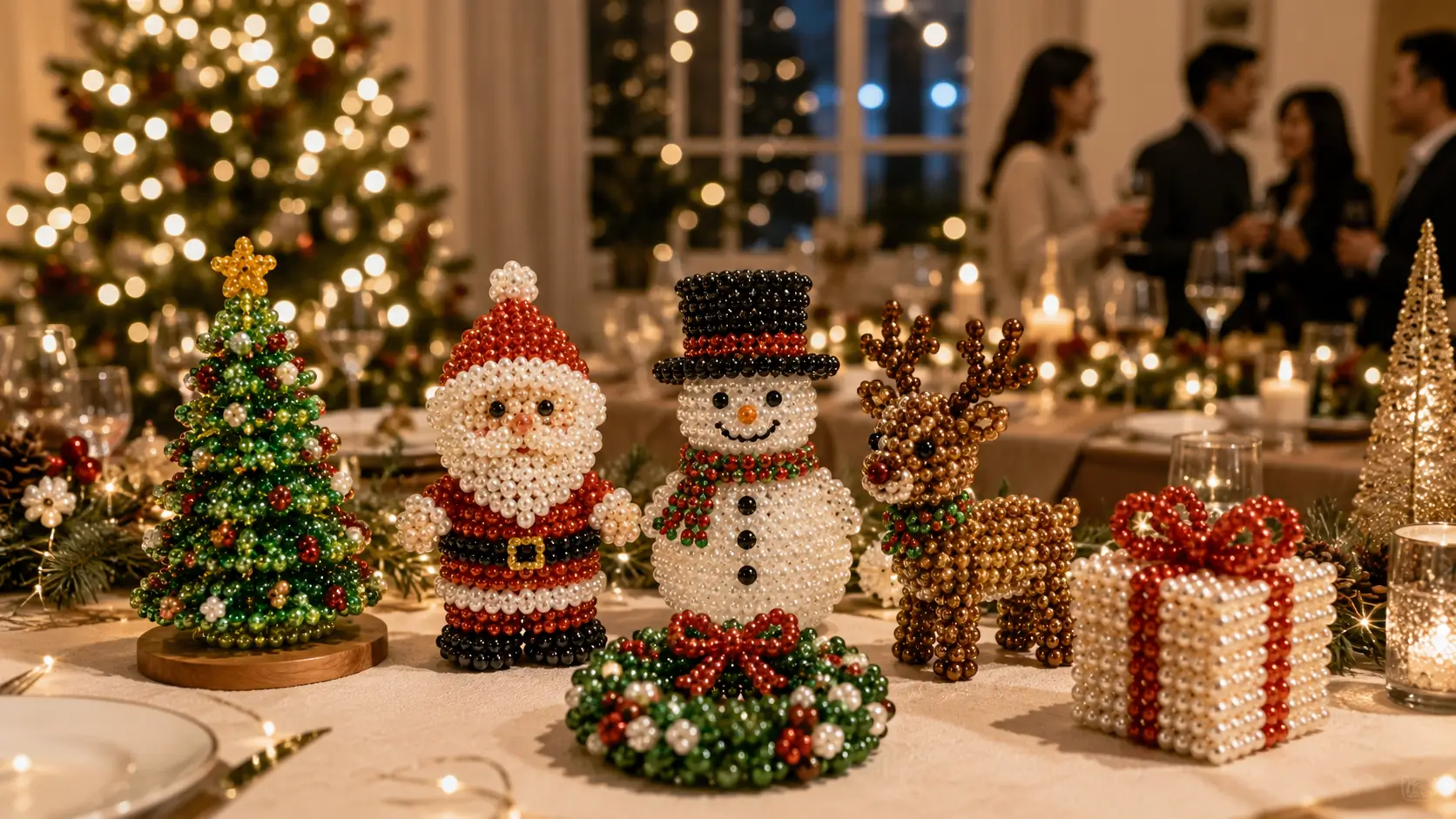 Beaded Christmas Decorations