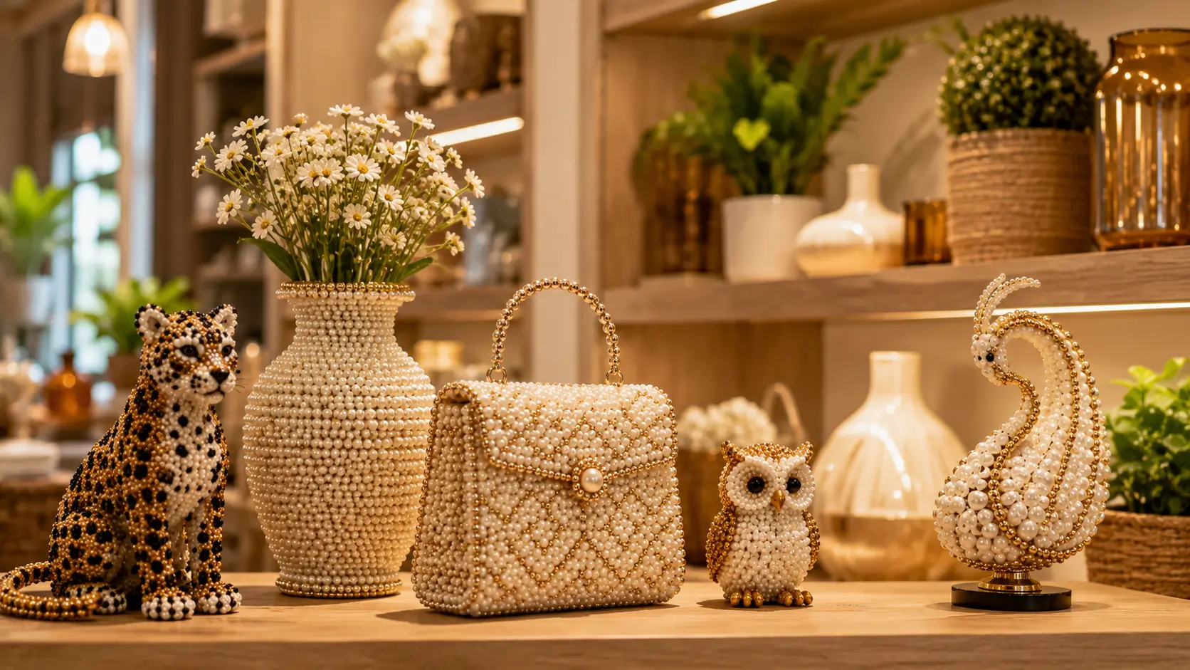Beaded Crafts for Gift Shop