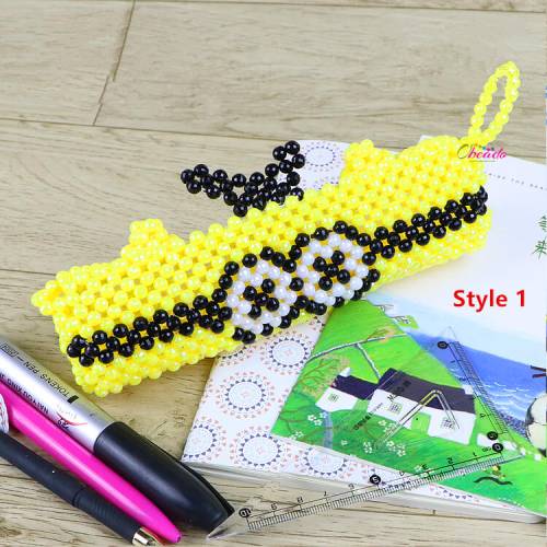 Cute Pen Bag Handmade Beaded Craft 1