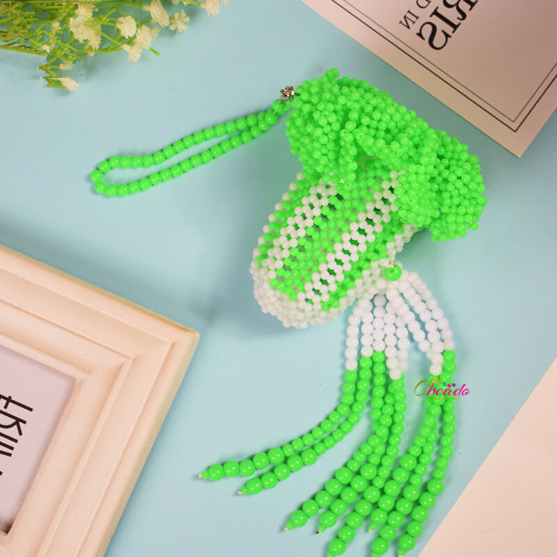 Decorative Cabbage Handmade Beaded Craft - Image 2