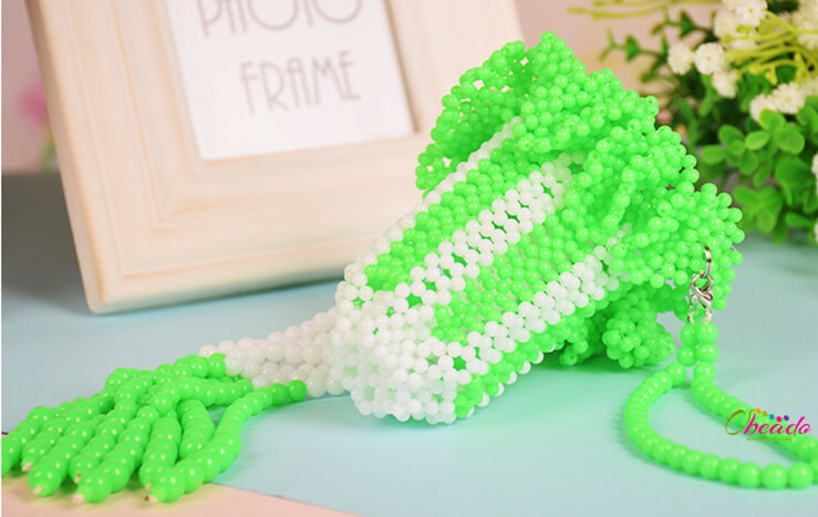 Decorative Cabbage Handmade Beaded Craft - Image 4