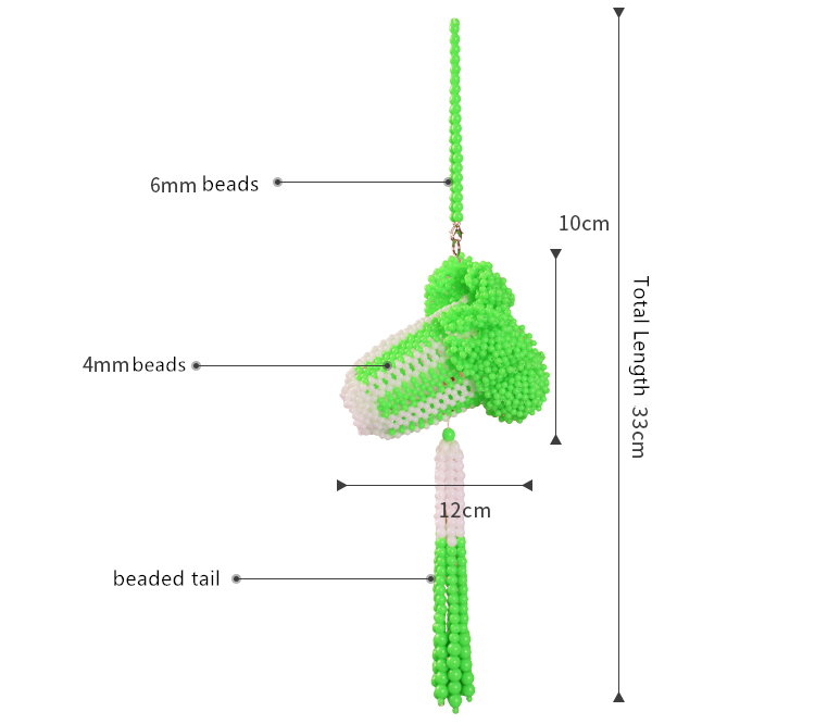 Decorative Cabbage Handmade Beaded Craft - Image 6