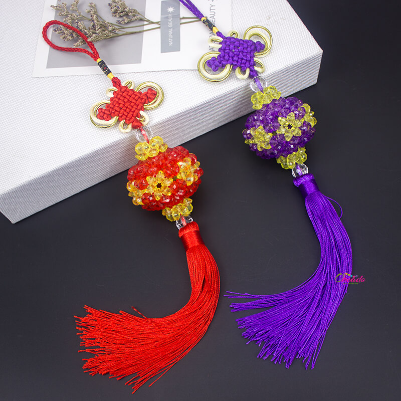 Decorative Lantern Handmade Beaded Craft 1