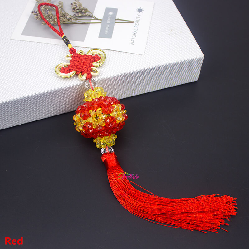 Decorative Lantern Handmade Beaded Craft - Image 2