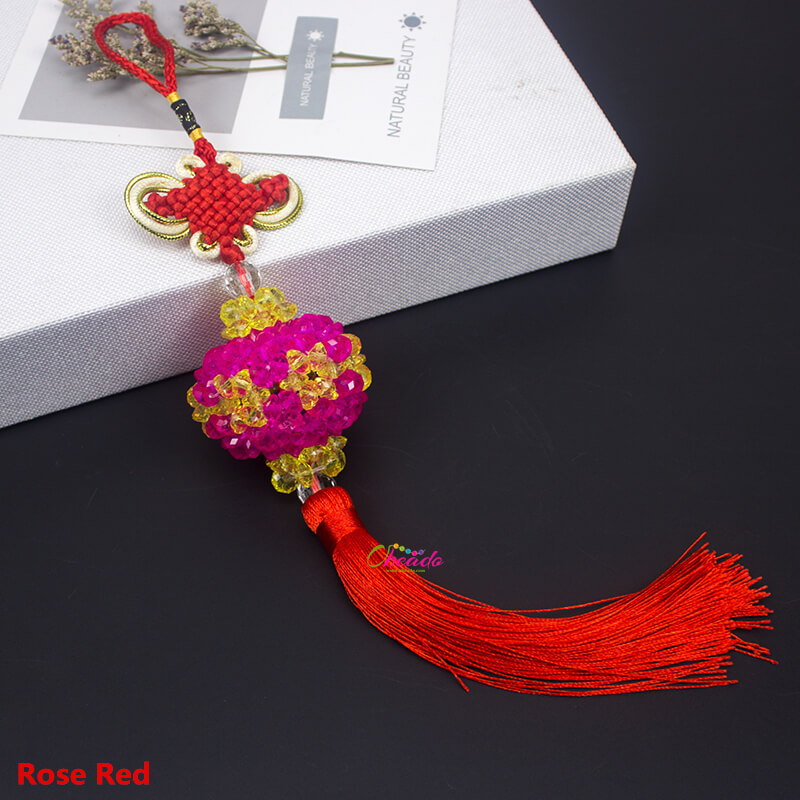 Decorative Lantern Handmade Beaded Craft - Image 3