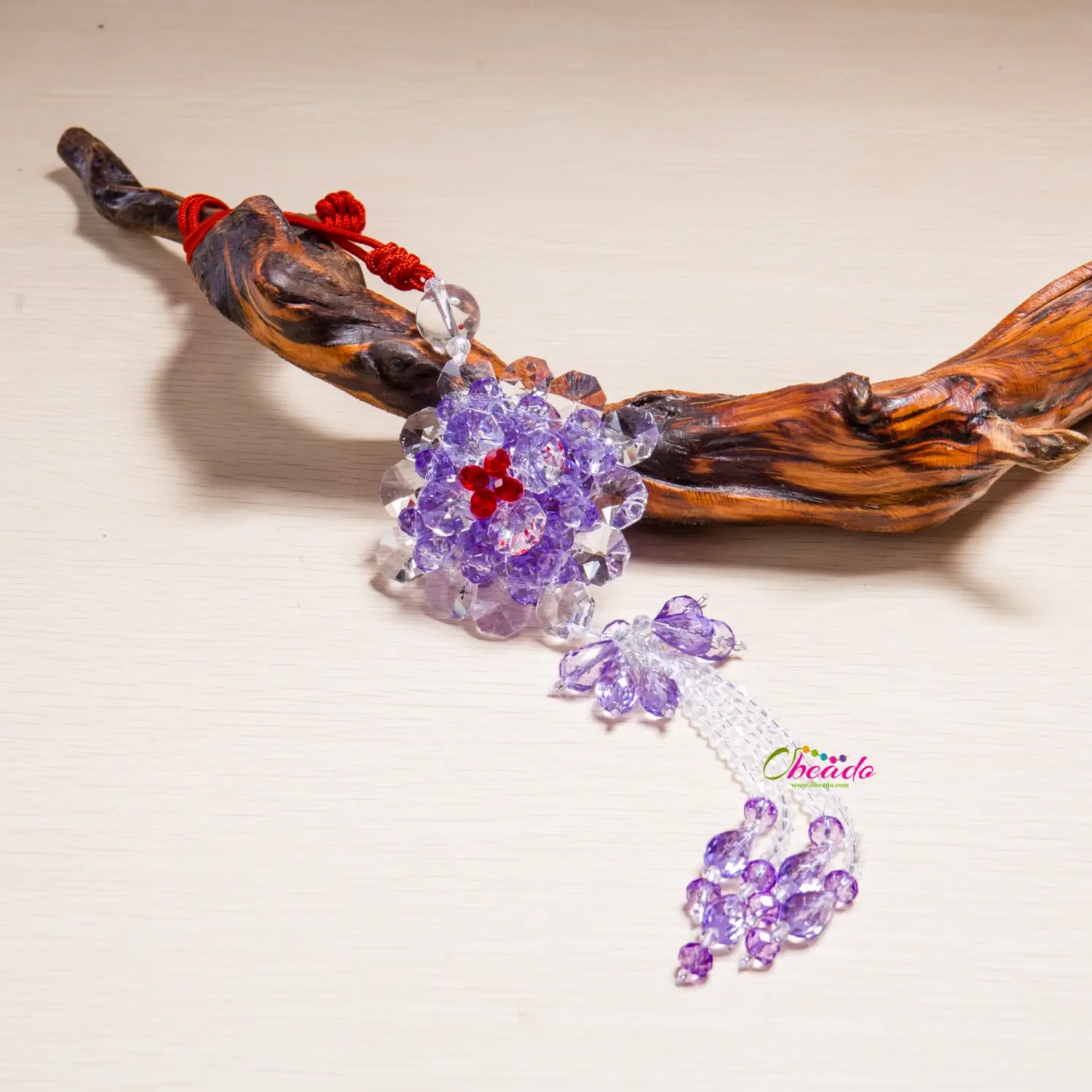 Flower Style Pendant Handmade Beaded Craft - Image 5