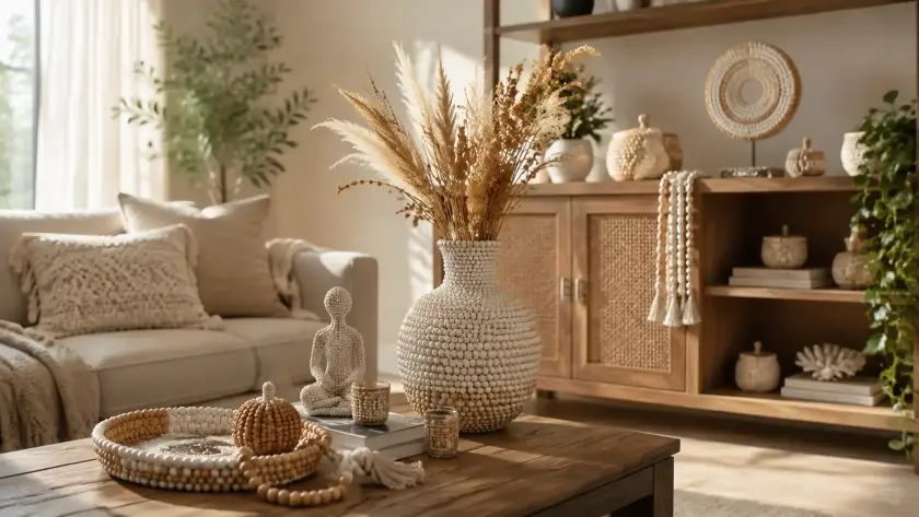 Home Decor with Beads A Room-by-Room Guide for Stylish Interiors - Cover