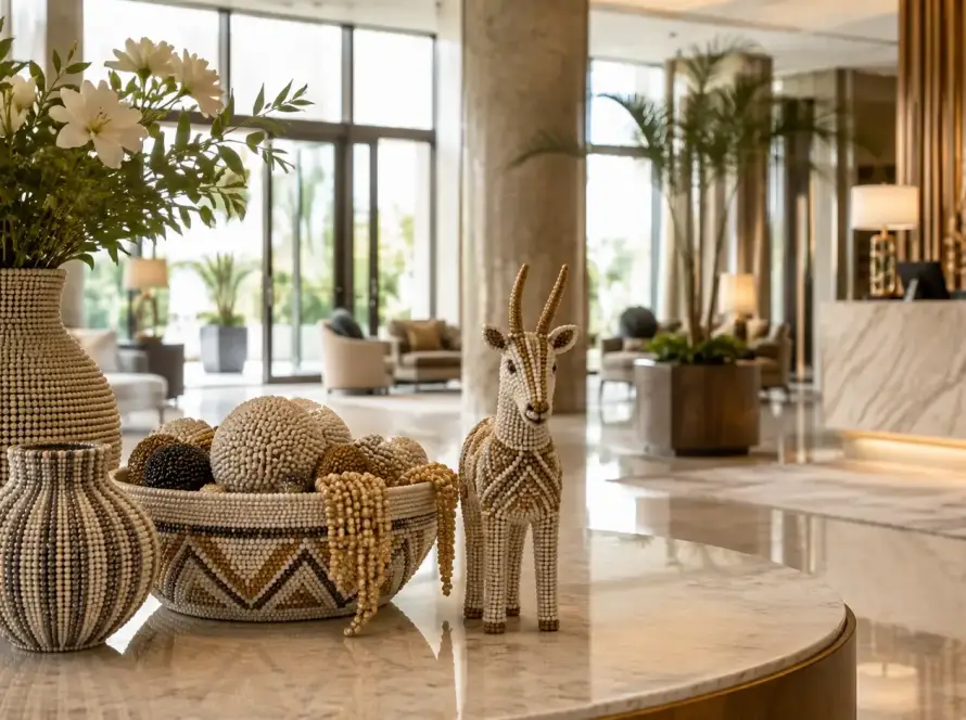 Hotel Beaded Decor - Cover