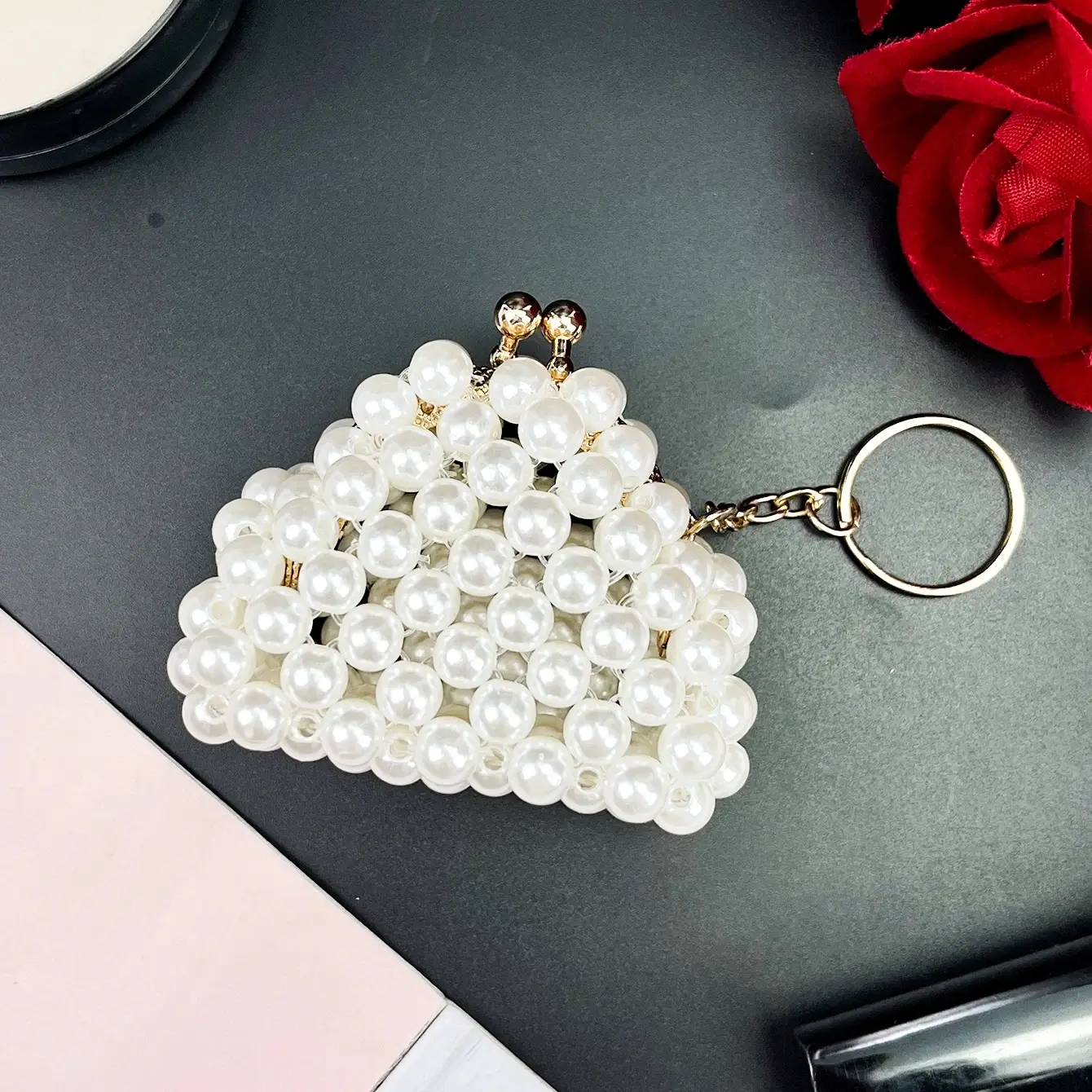 Handmade Mini Pearl Bag for Wholesale - Image 2