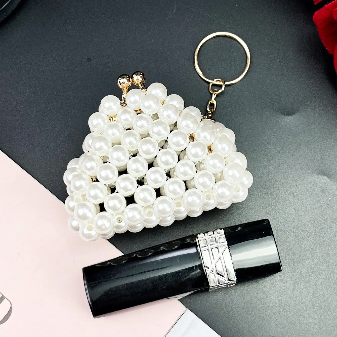 Handmade Mini Pearl Bag for Wholesale - Image 6