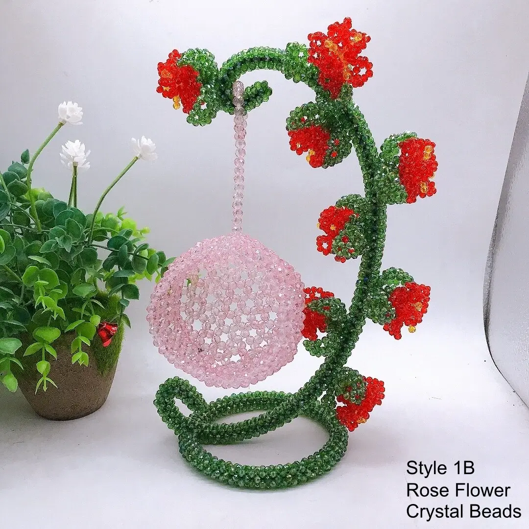 Hanging Basket Ornament Beaded Home Décor - Image 6