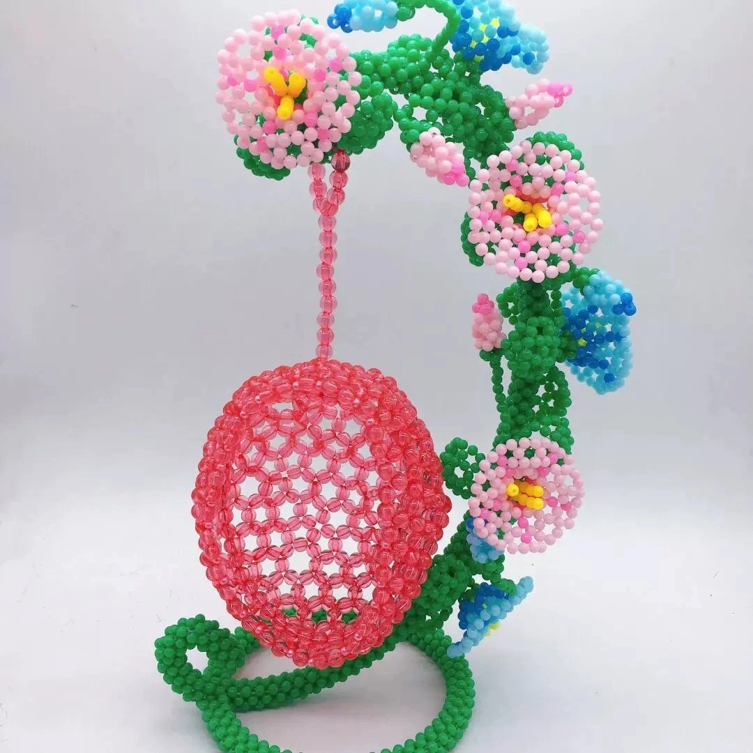 Hanging Basket Ornament Beaded Home Décor - Image 8
