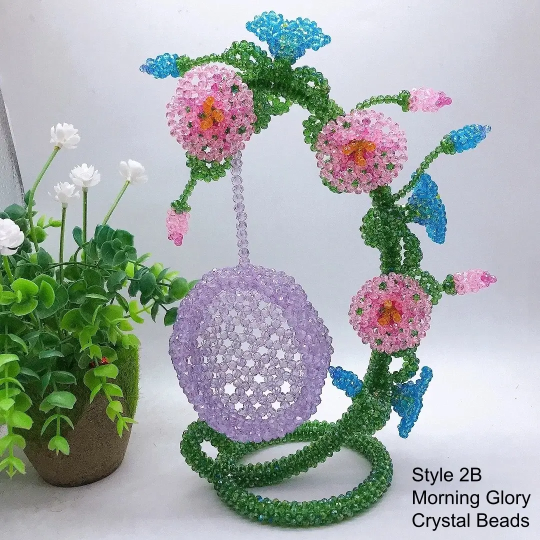 Hanging Basket Ornament Beaded Home Décor - Image 9