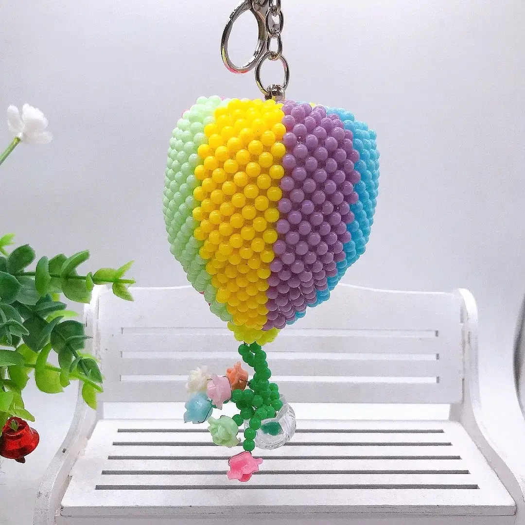 Hot Air Balloon Handmade Beaded Craft