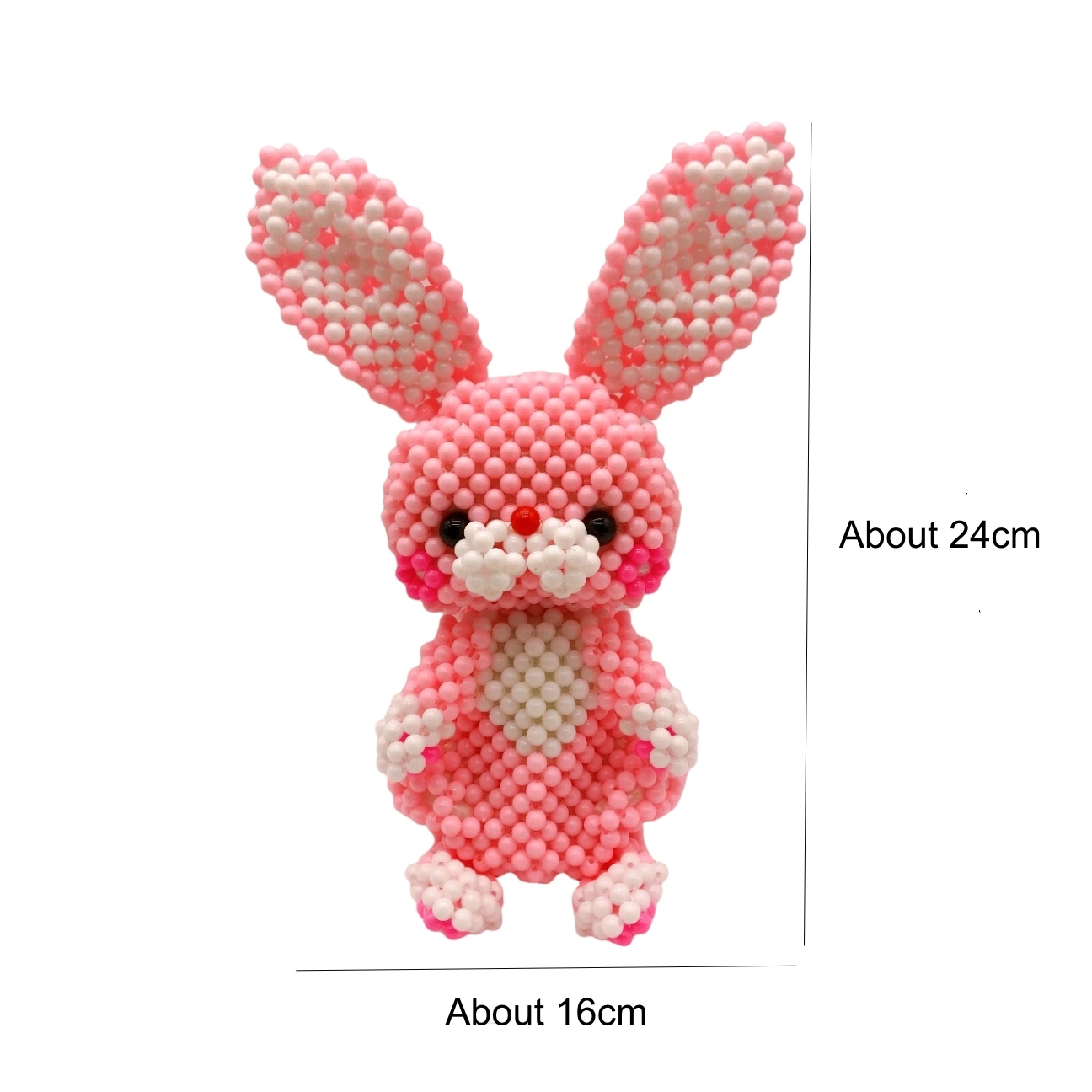 Long Ears Rabbit Beaded Animal Figurine - Image 10