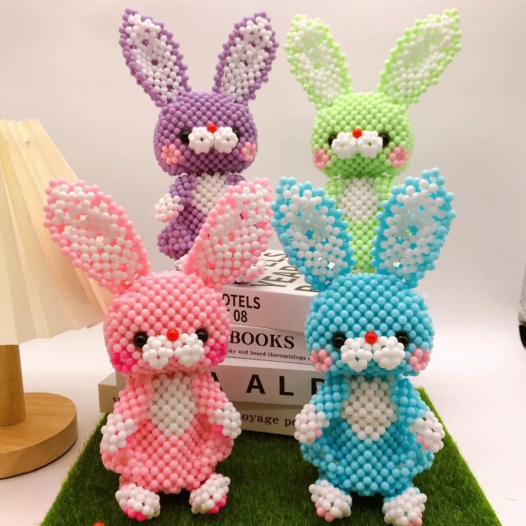 Long Ears Rabbit Beaded Animal Figurine - Image 8