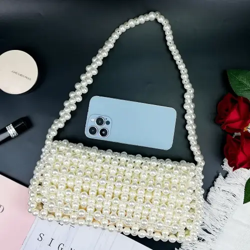 Pearl Beaded Bag 1 - Obeado