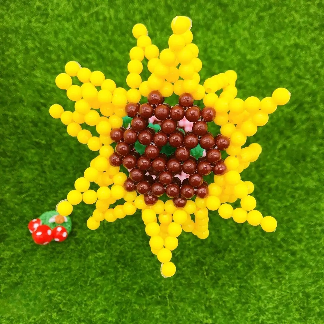 Small Potted Plant Ornament Beaded Home Décor - Image 6