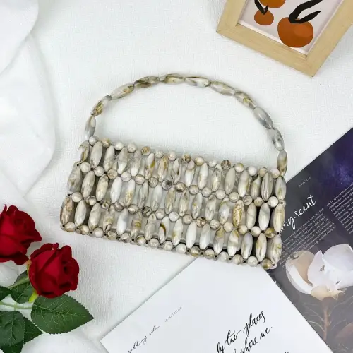 Vintage Hand Beaded Evening Bag 1 - Obeado