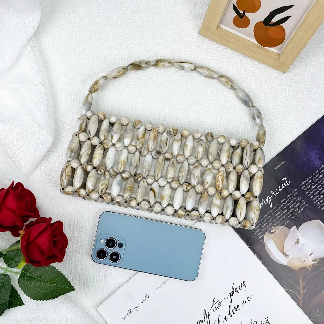 Vintage Hand Beaded Evening Bag Supply - Image 2